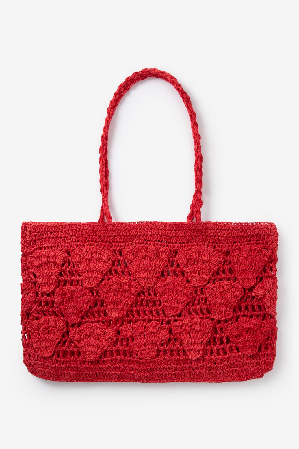 Häkel-Shopper - rot