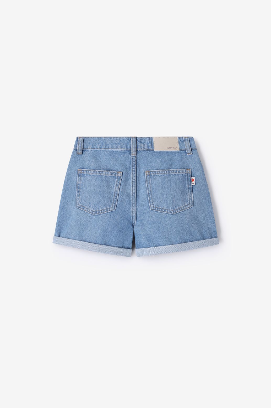 Denim-Shorts - hellblau