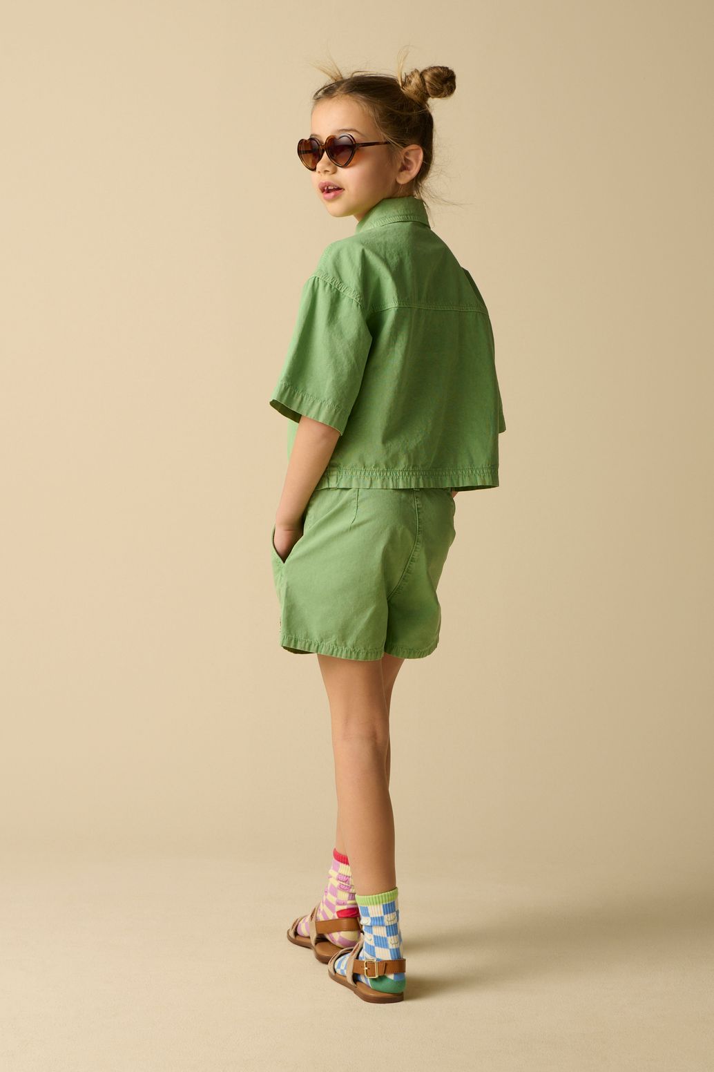 Veste avec poches plaquées - vert