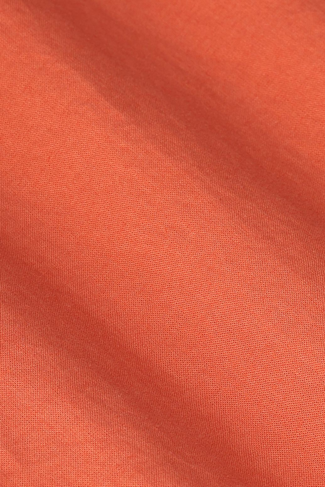 Midi-Kleid aus Leinen - orange