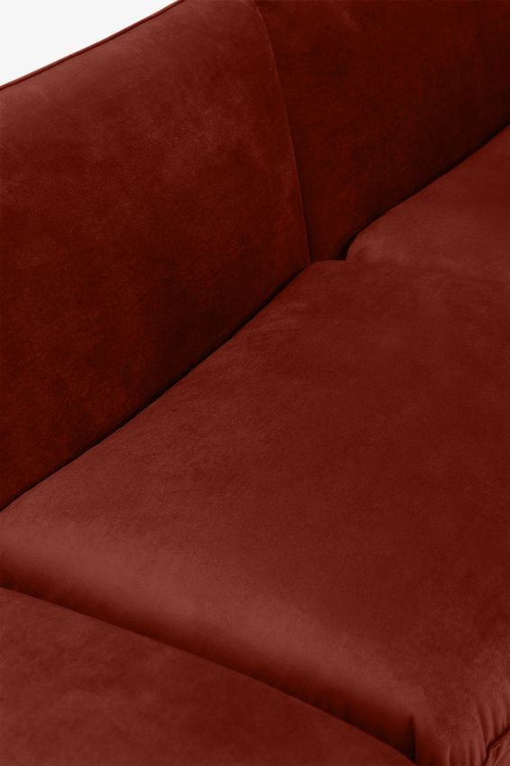 Countess 3-zits bank chaise longue rechts Royal Copper