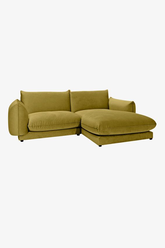 Countess 3-zits bank chaise longue rechts Royal Pistachio