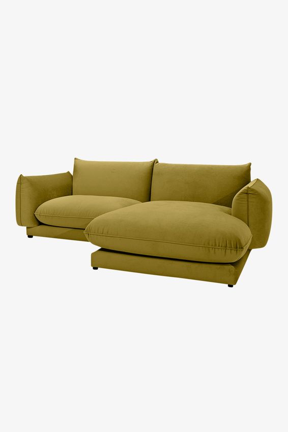 Countess 3-zits bank chaise longue rechts Royal Pistachio