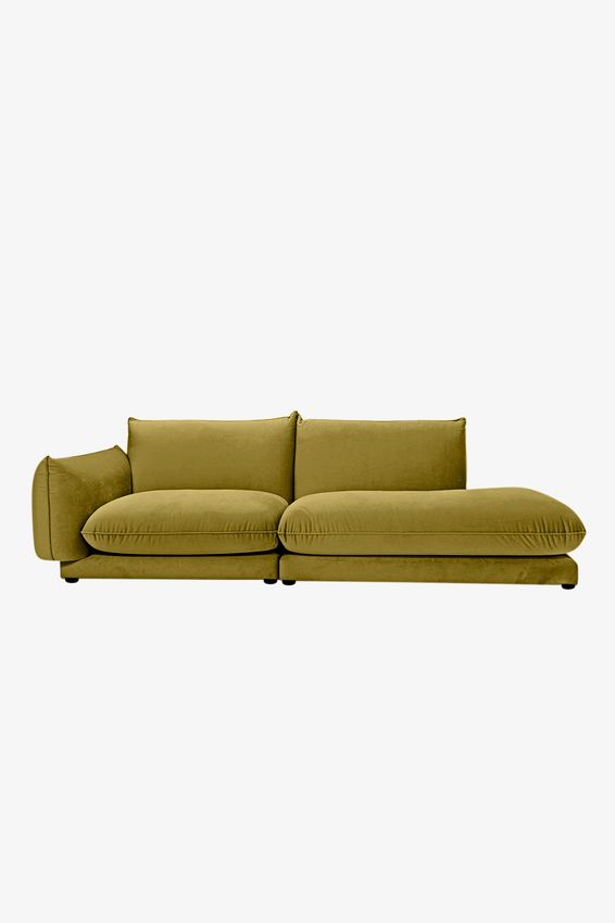 Countess 3-zits bank otto longue rechts Royal Pistachio