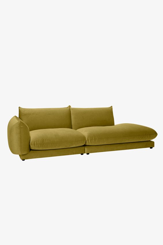 Countess 3-zits bank otto longue rechts Royal Pistachio