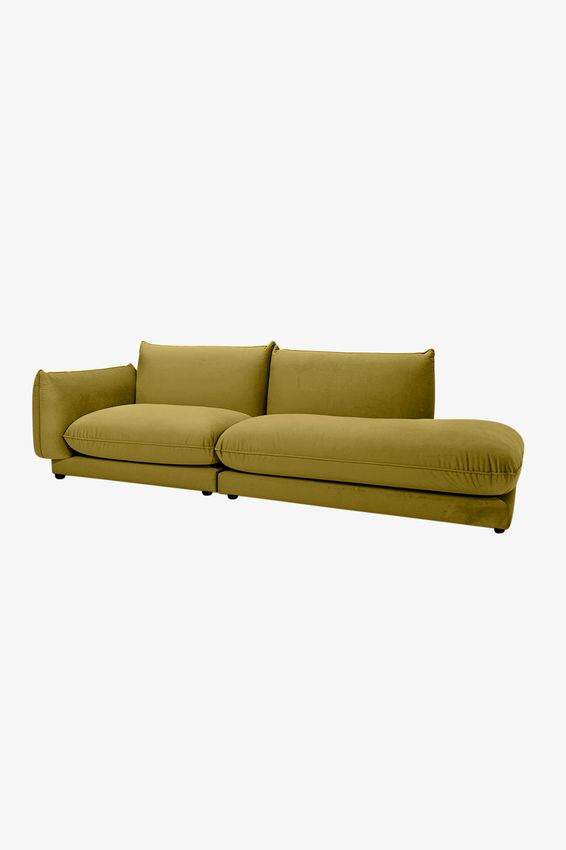 Countess 3-zits bank otto longue rechts Royal Pistachio