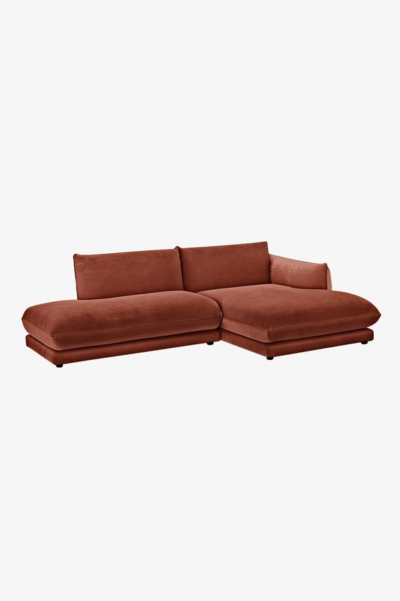 Countess 3-zits bank chaise longue rechts otto longue links Royal Magnolia