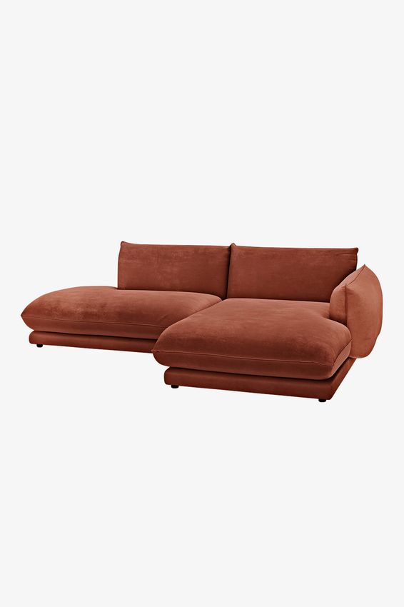 Countess 3-zits bank chaise longue rechts otto longue links Royal Magnolia
