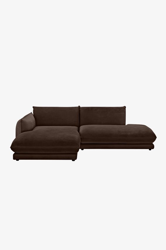 Countess 3-zits bank chaise longue links otto longue rechts Royal Cacao