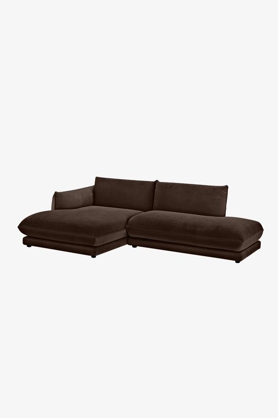 Countess 3-zits bank chaise longue links otto longue rechts Royal Cacao