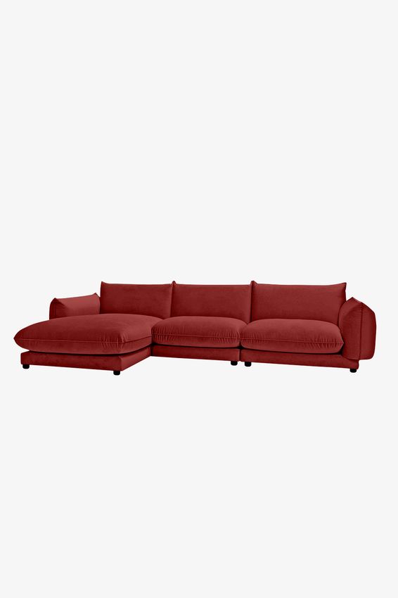 Countess 4-zits bank chaise longue links Royal Bordeaux