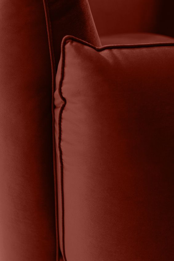 Countess 4-zits bank otto longue rechts Royal Copper