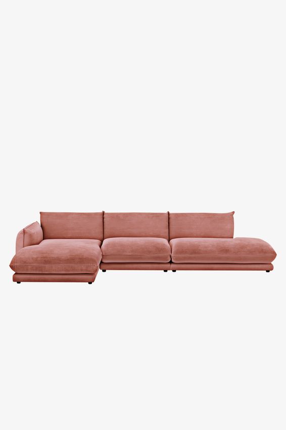 Countess 4-zits bank chaise longue links otto longue rechts Royal Blush