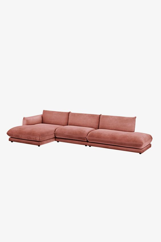 Countess 4-zits bank chaise longue links otto longue rechts Royal Blush