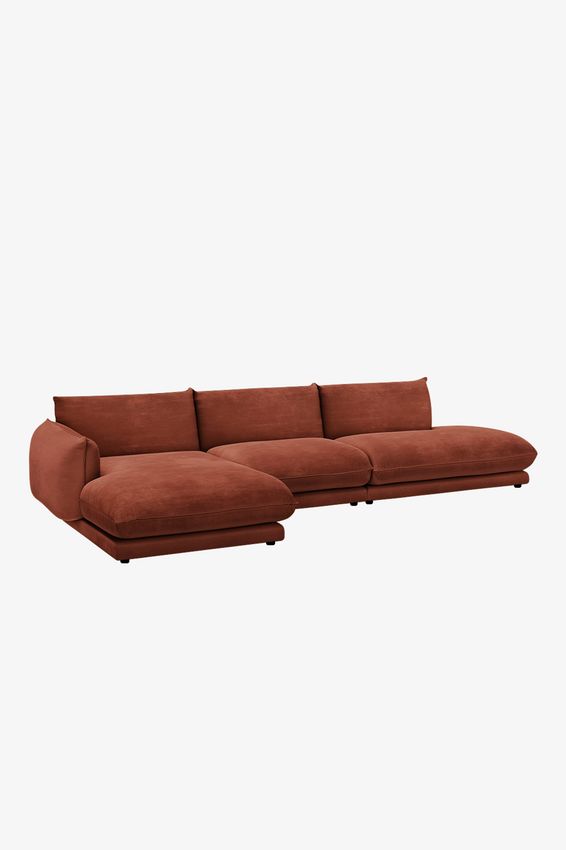 Countess 4-zits bank chaise longue links otto longue rechts Royal Magnolia