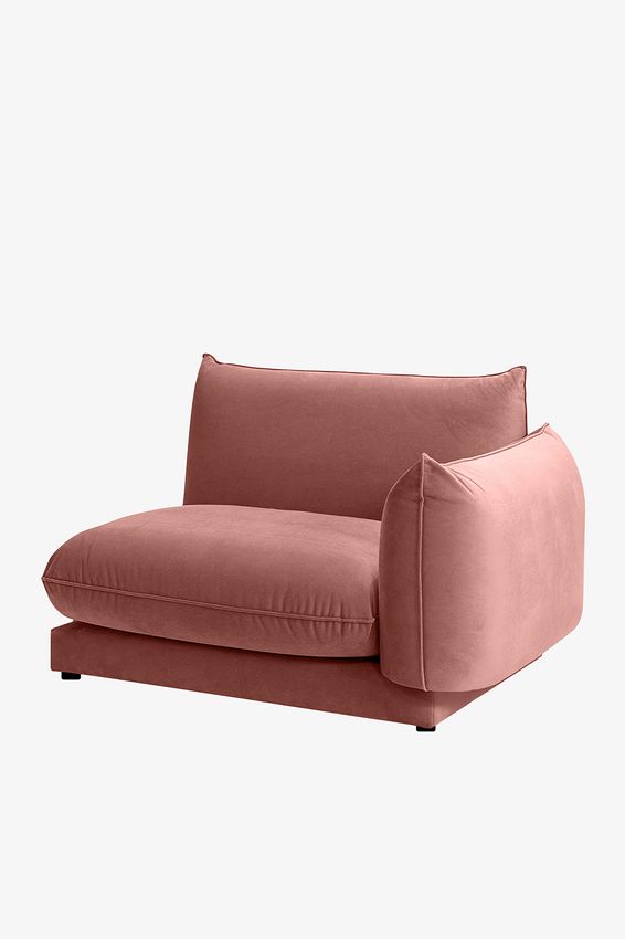 Countess Fauteuil angle droite Royal Blush