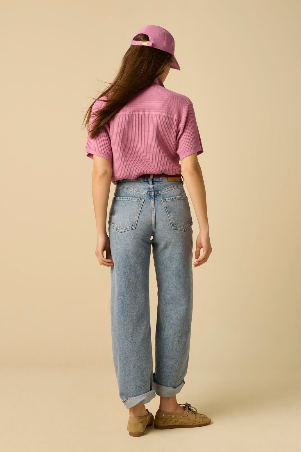 Gilet tricoté - violet