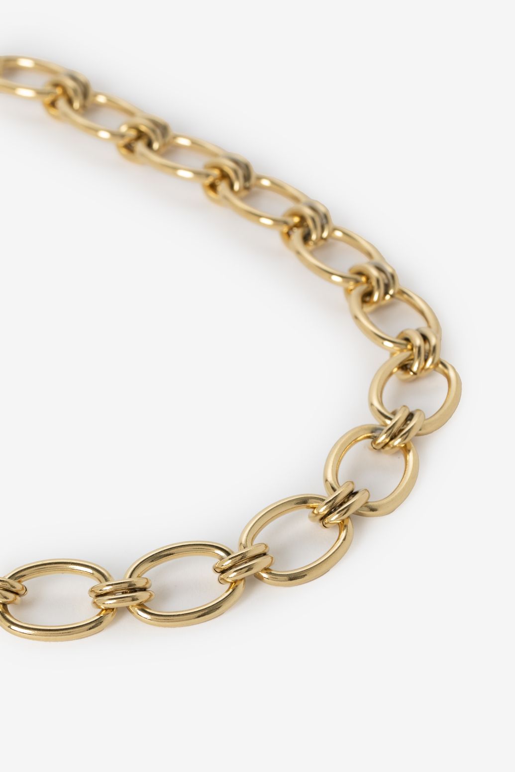 Gold plated schakelketting