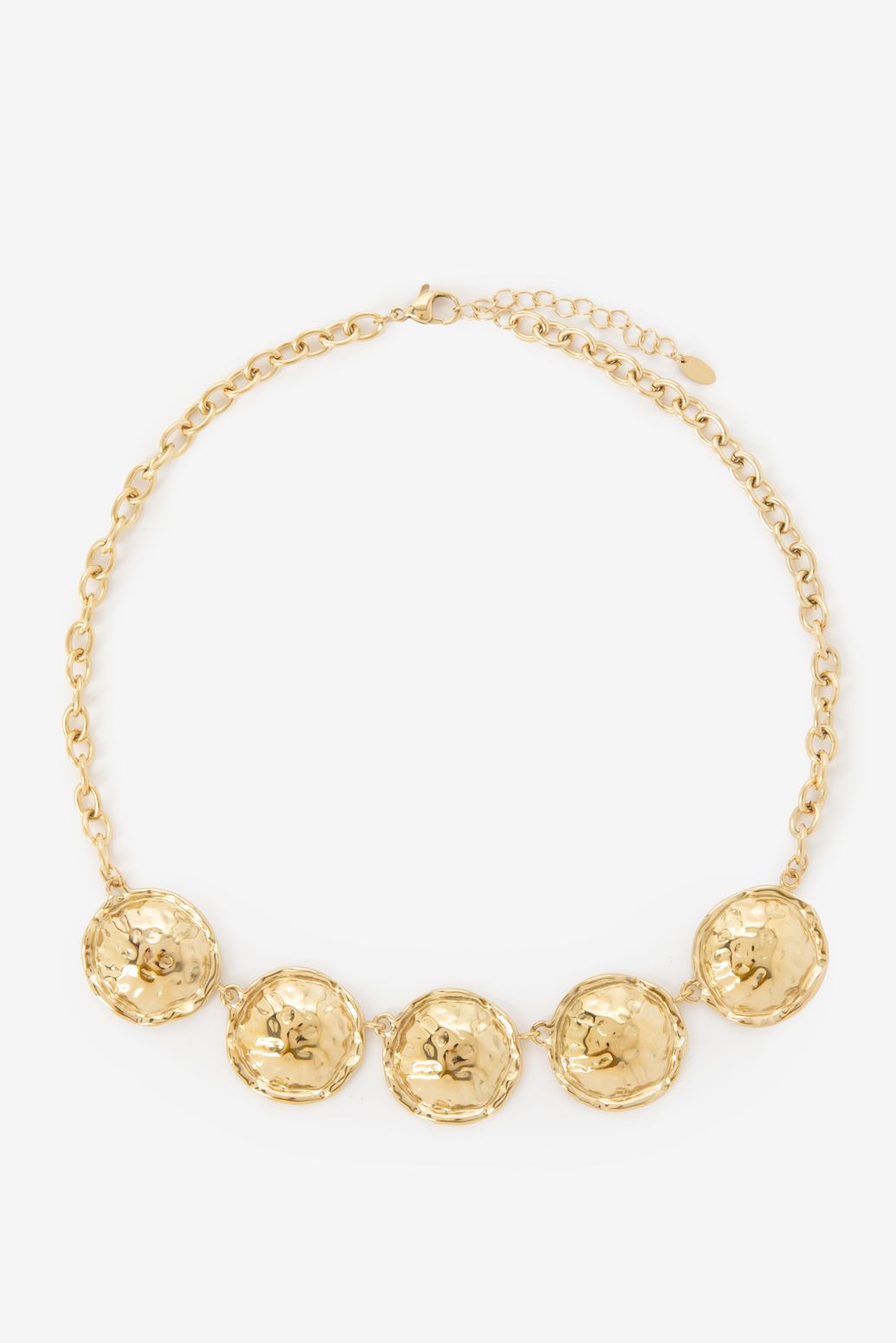 Gold-plated Kette mit runden Anhängern