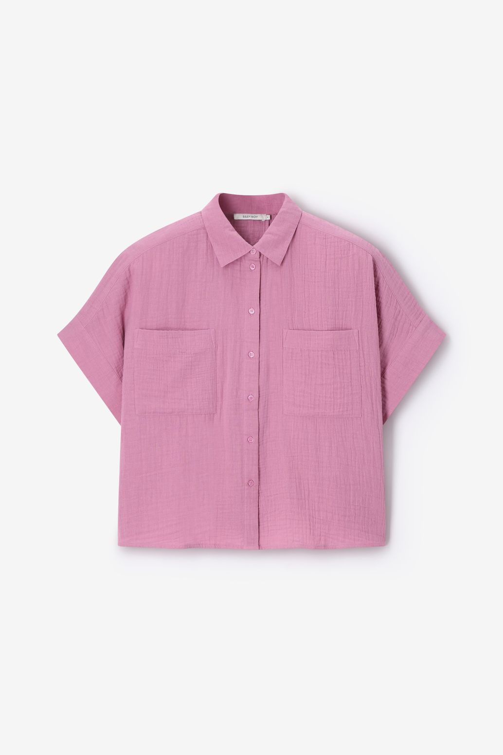 Musslin-Bluse - lila