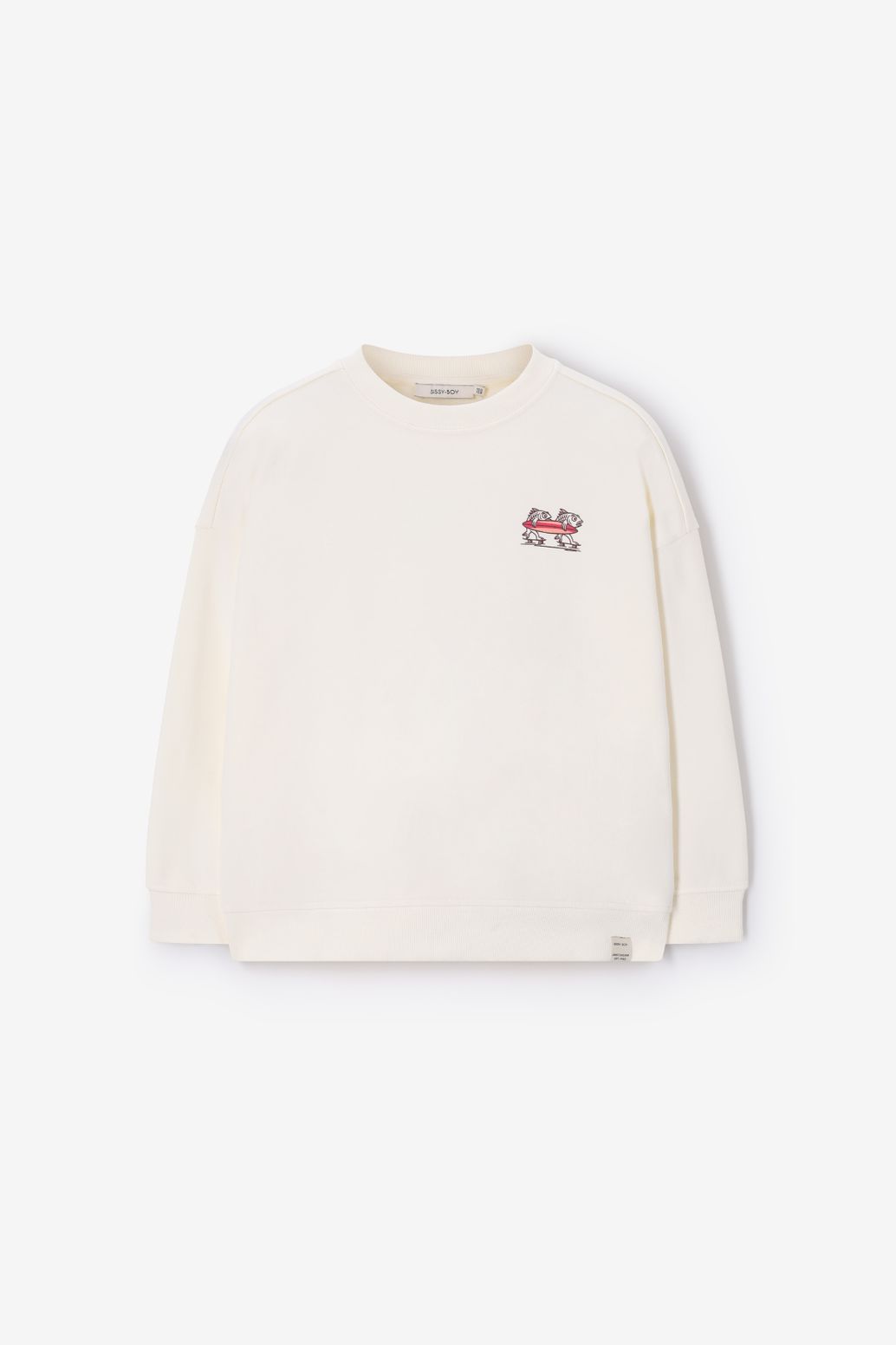 Sweat avec illustration - blanc