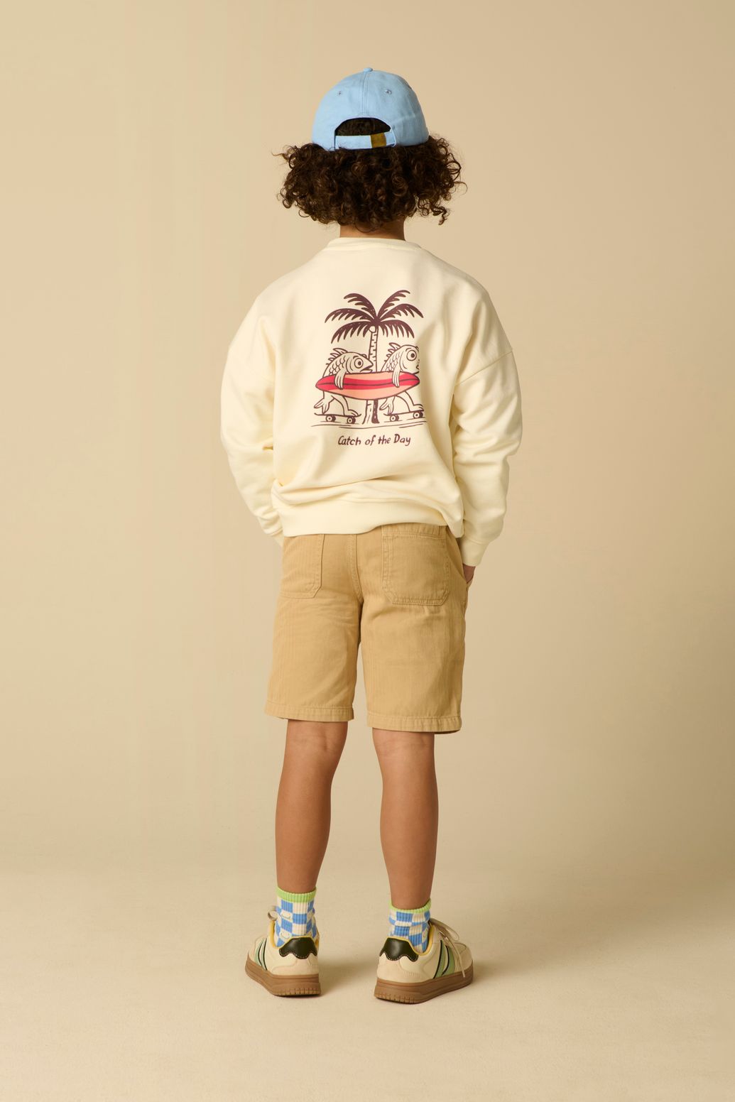 Sweat avec illustration - blanc