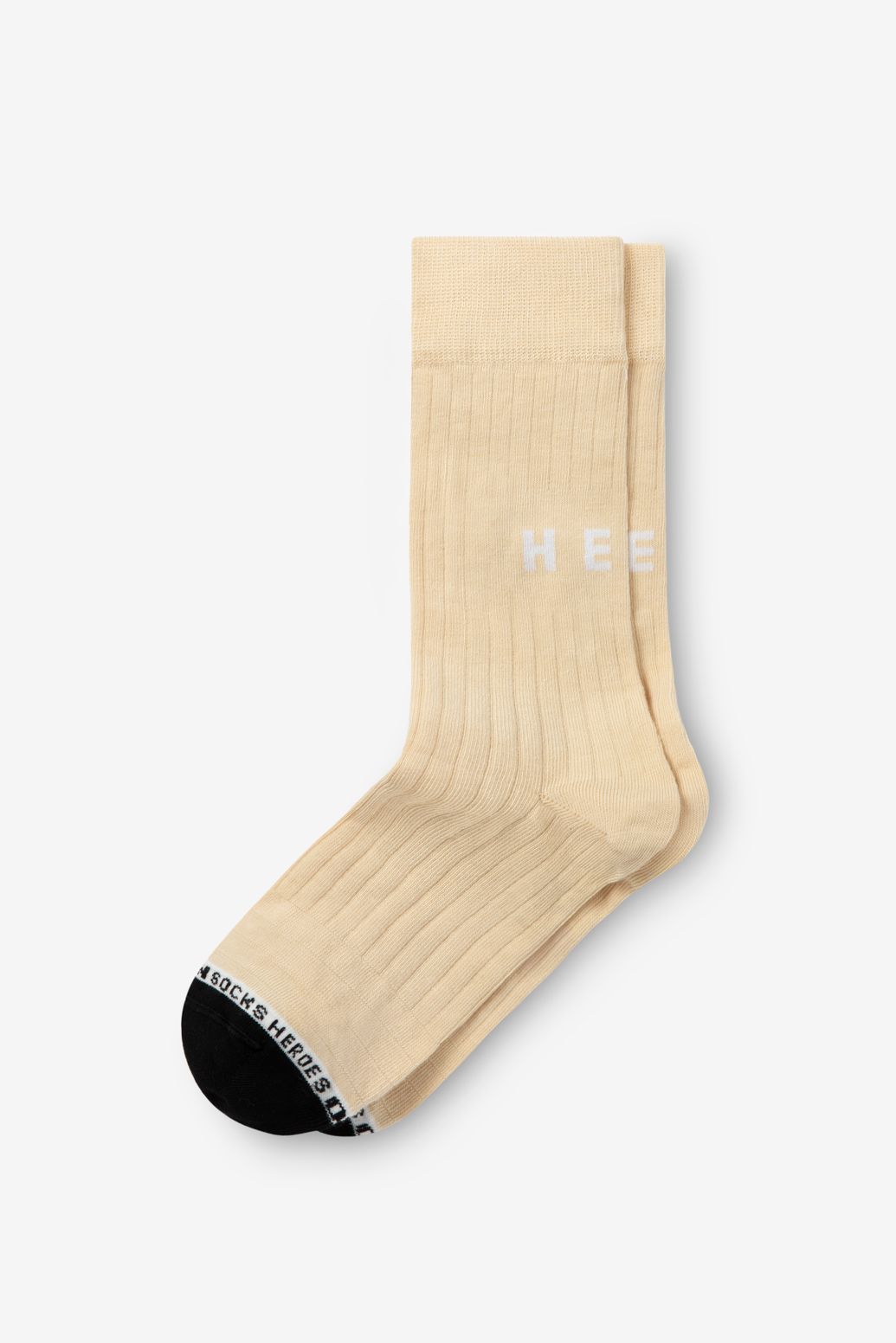Heroes on Socks beige sokken