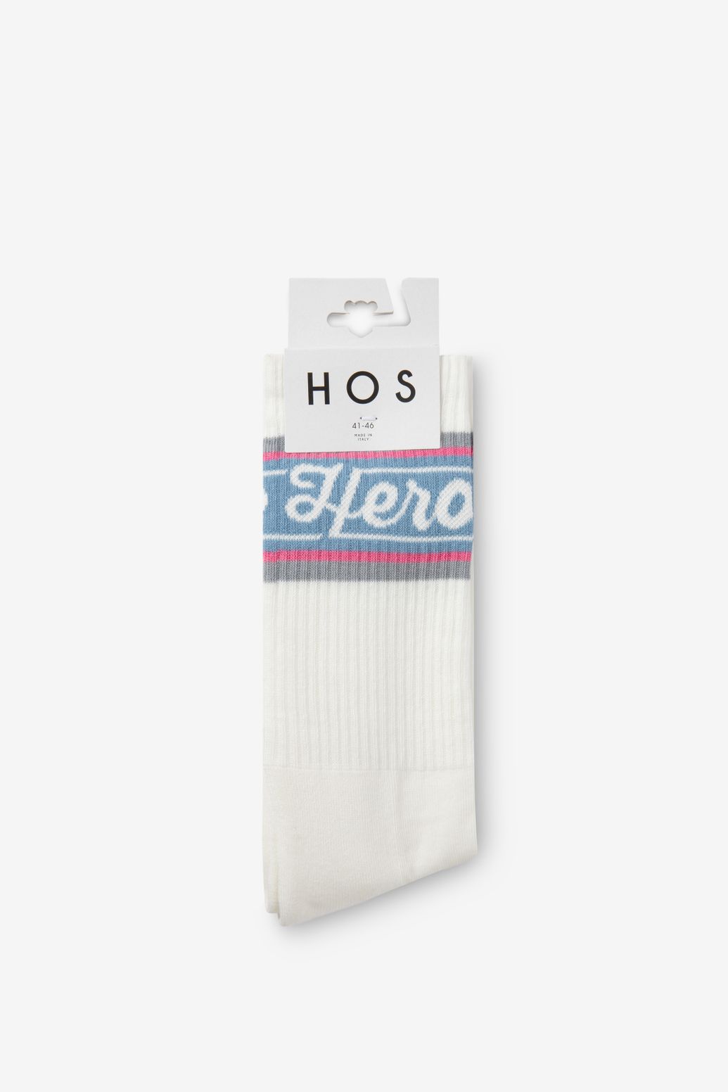 Heroes on Socks blauwe sokken met strepen