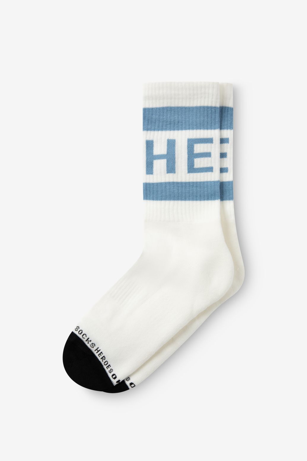 Heroes on Socks Chaussettes de sport - bleu clair