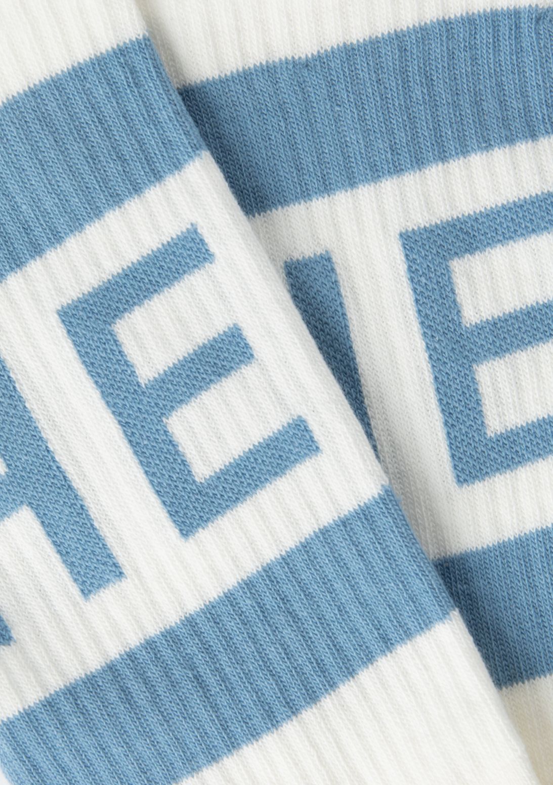 Heroes on Socks Chaussettes de sport - bleu clair