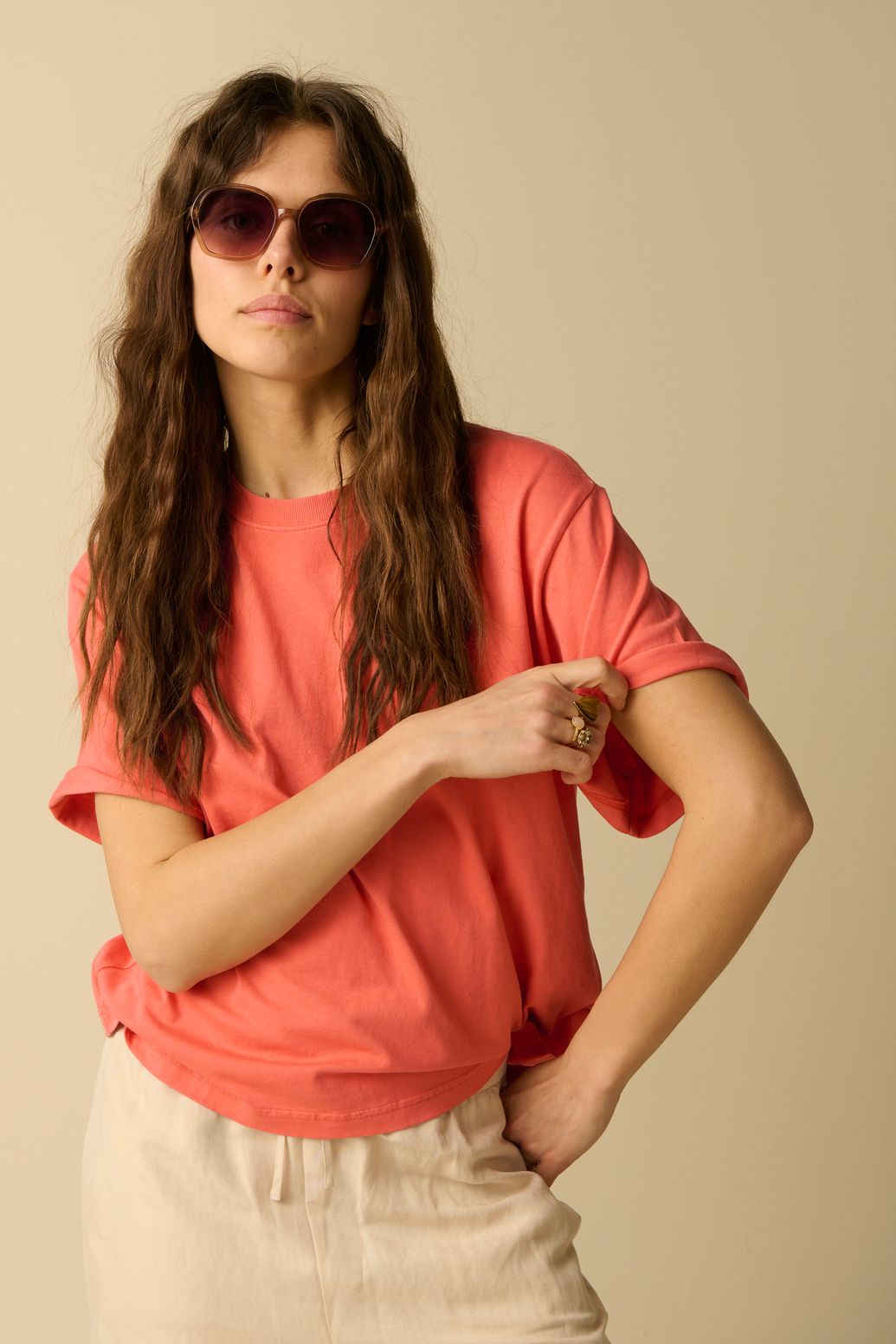 T-shirt - orange foncé