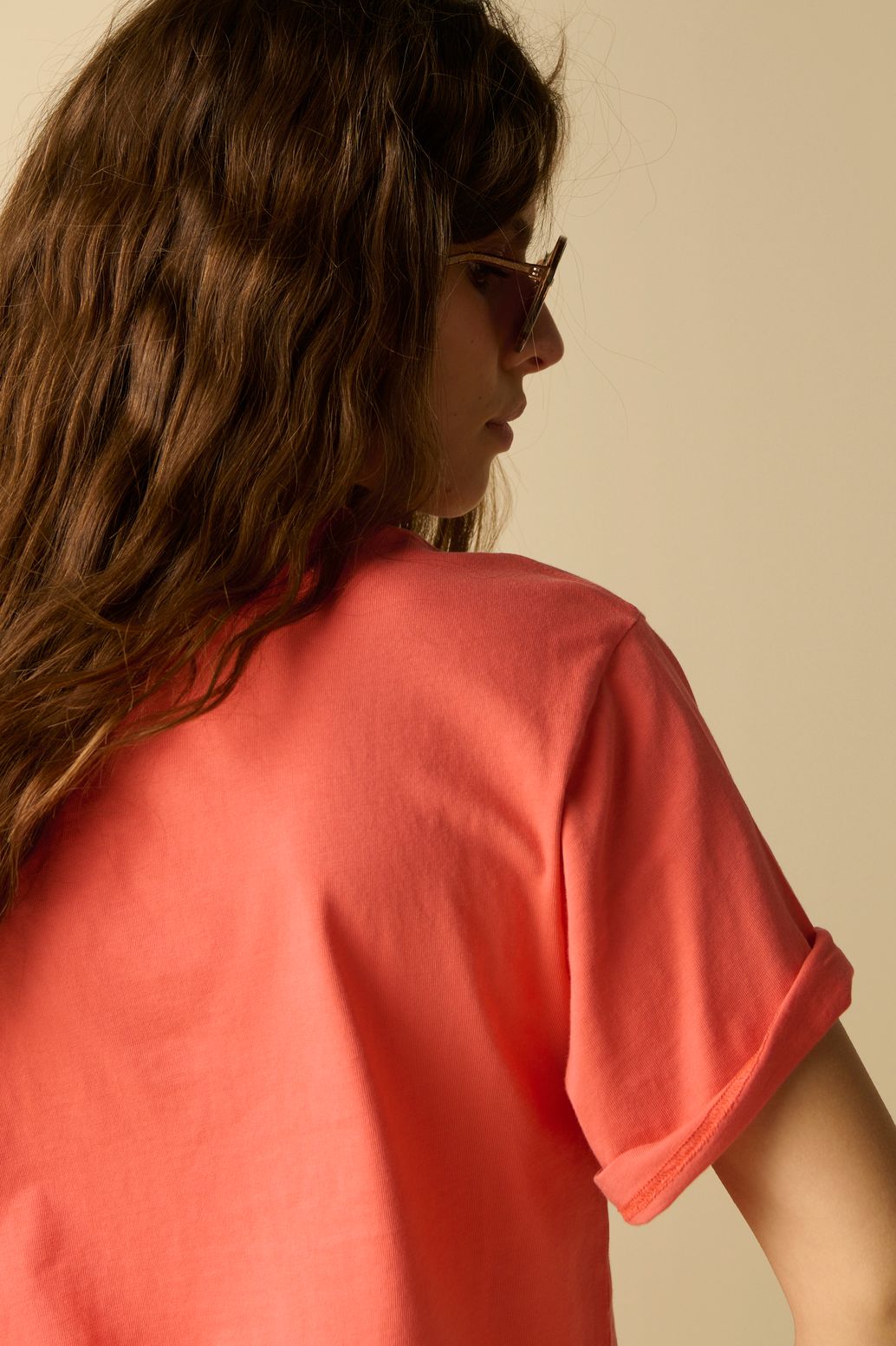 Donkeroranje T-shirt