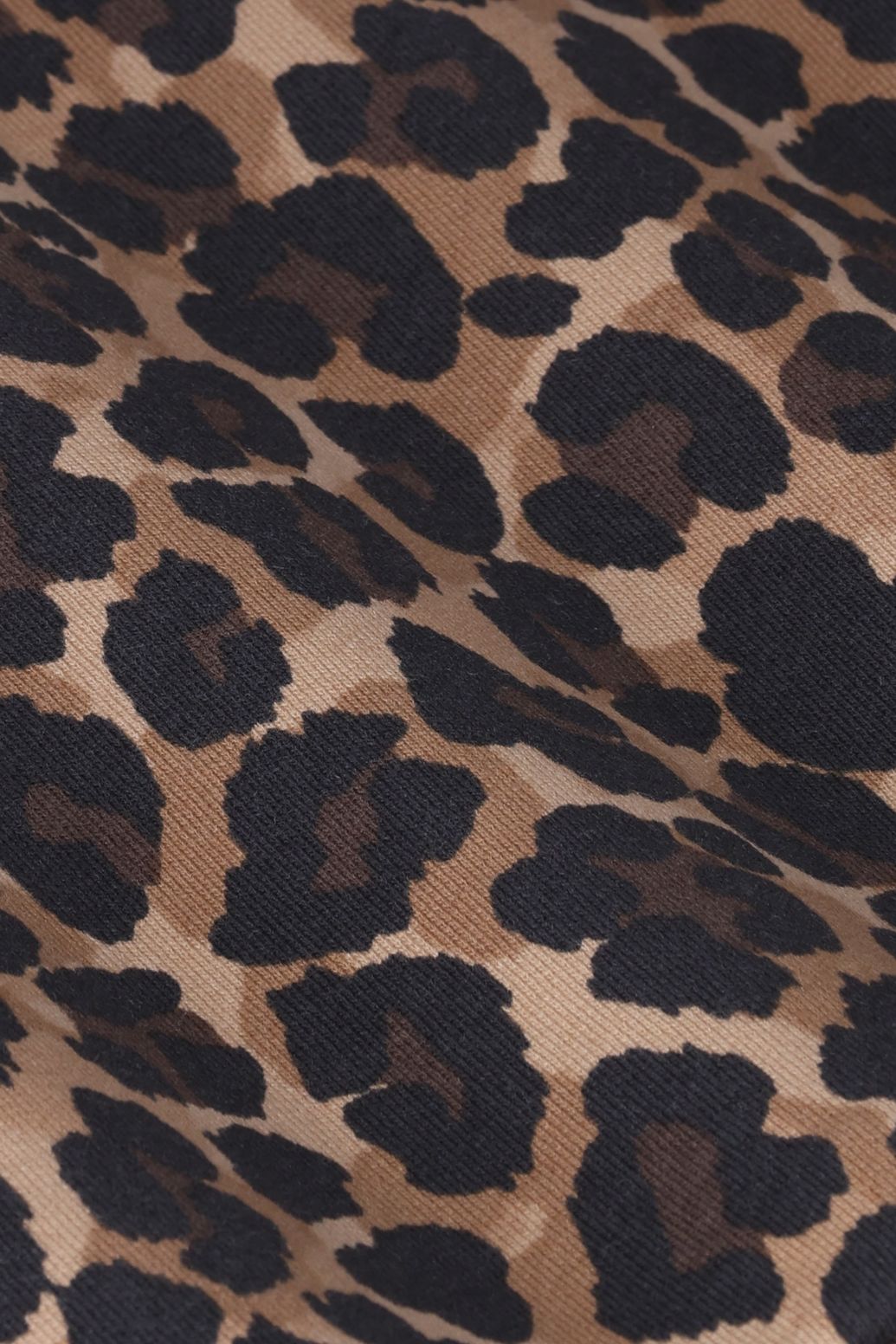 Sweater mit Leoprint - braun