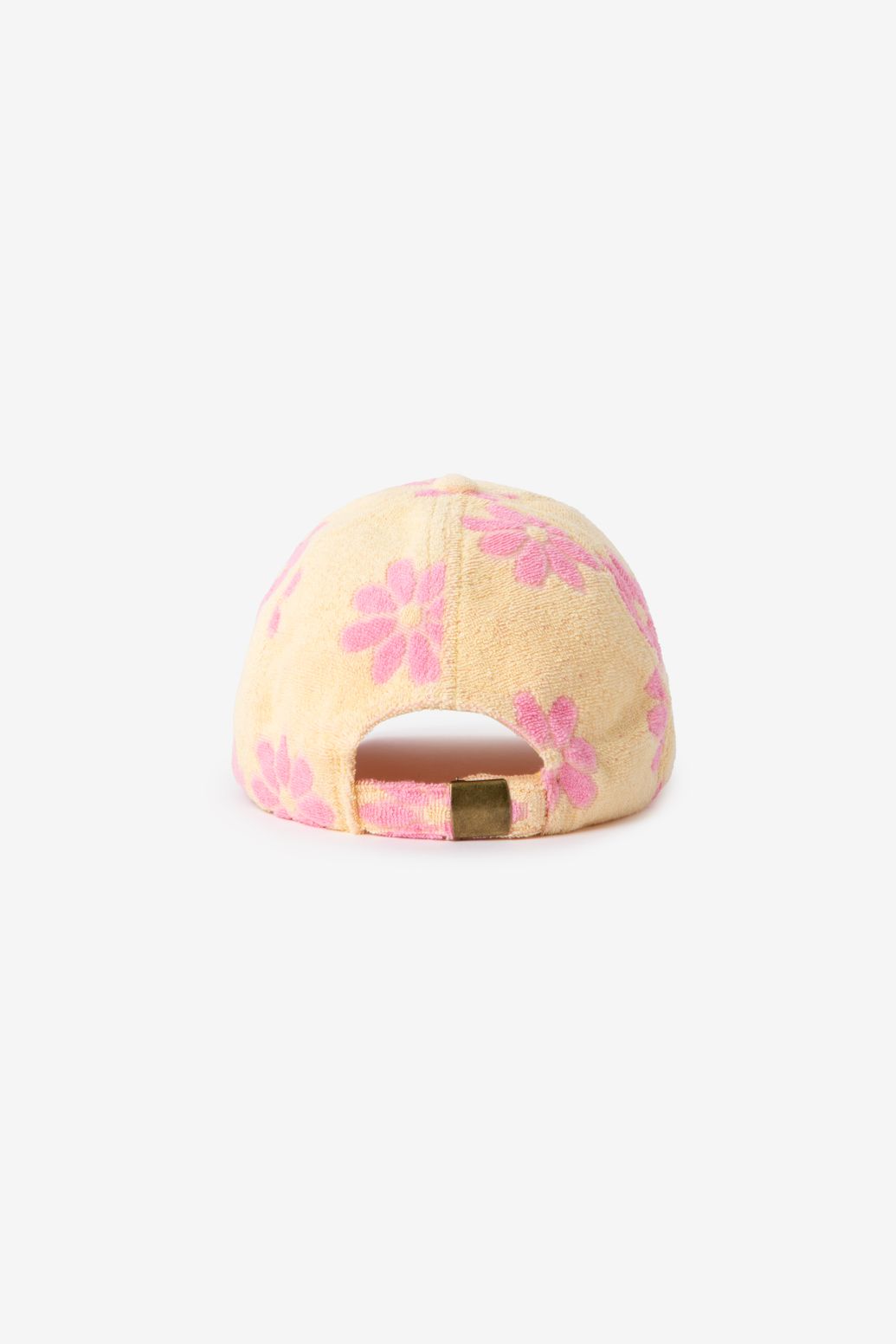 Nicki-Kappe mit Blumen - gelb