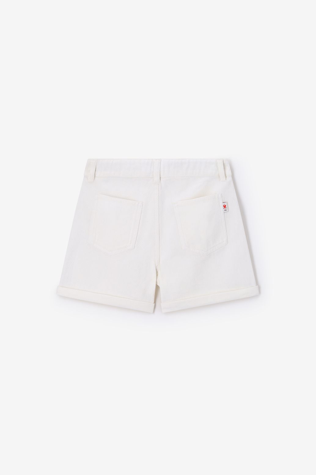 Denim-Shorts - weiß
