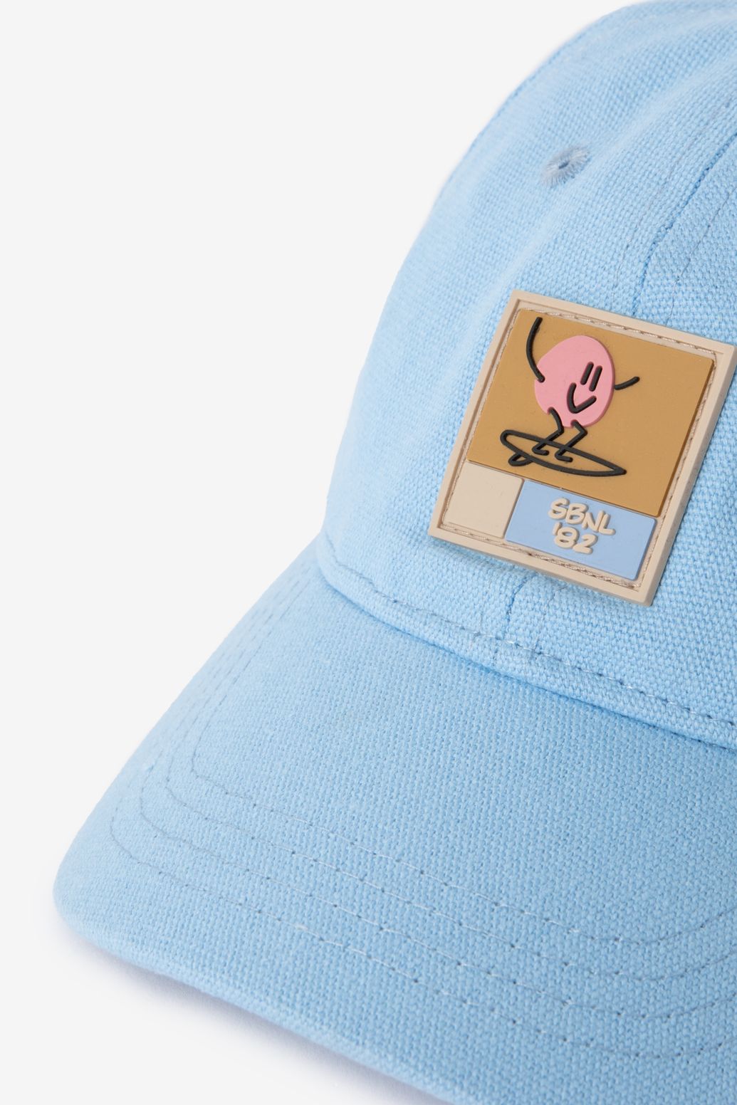 Casquette avec smiley - bleu