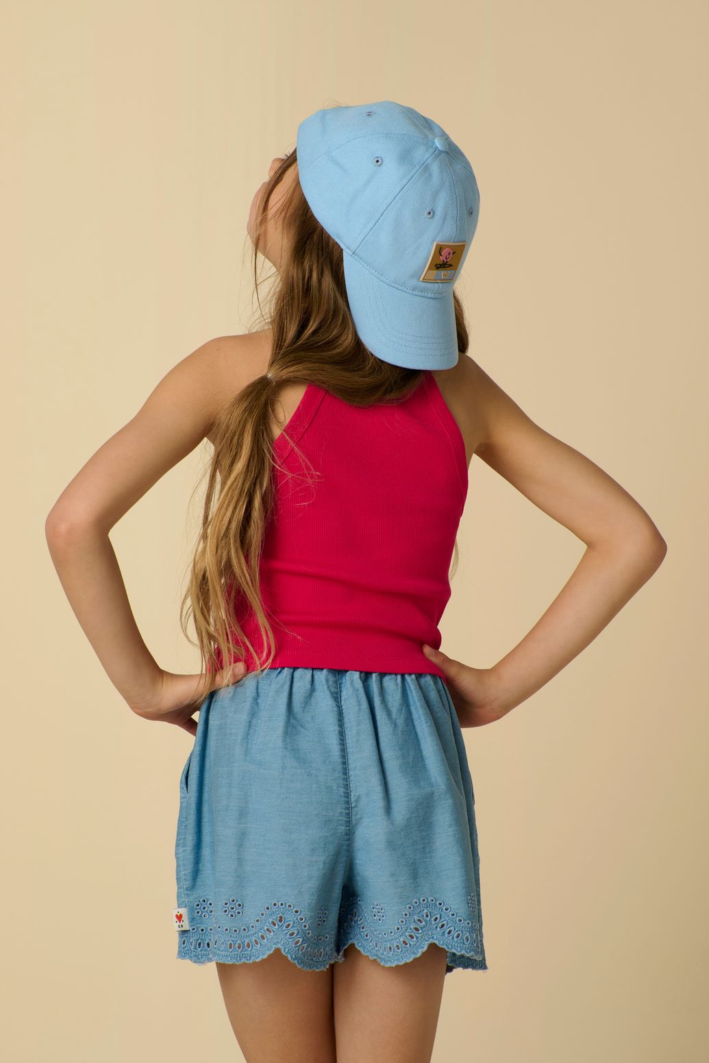 Casquette avec smiley - bleu