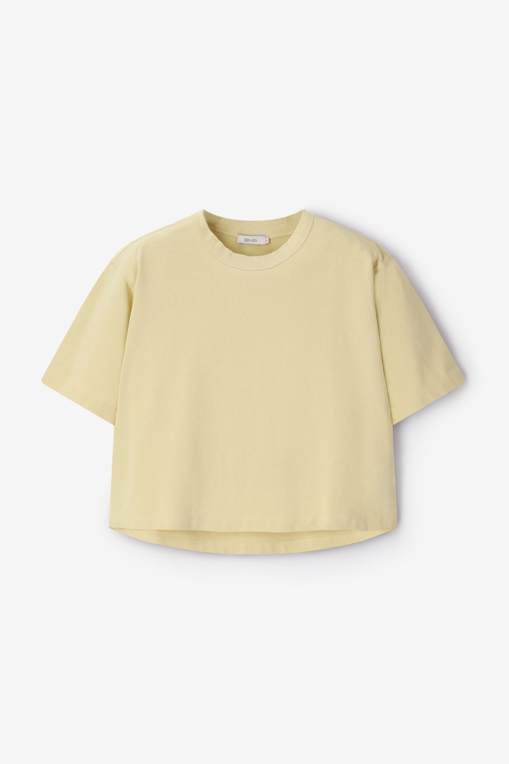 Lichtgeel boxy T-shirt