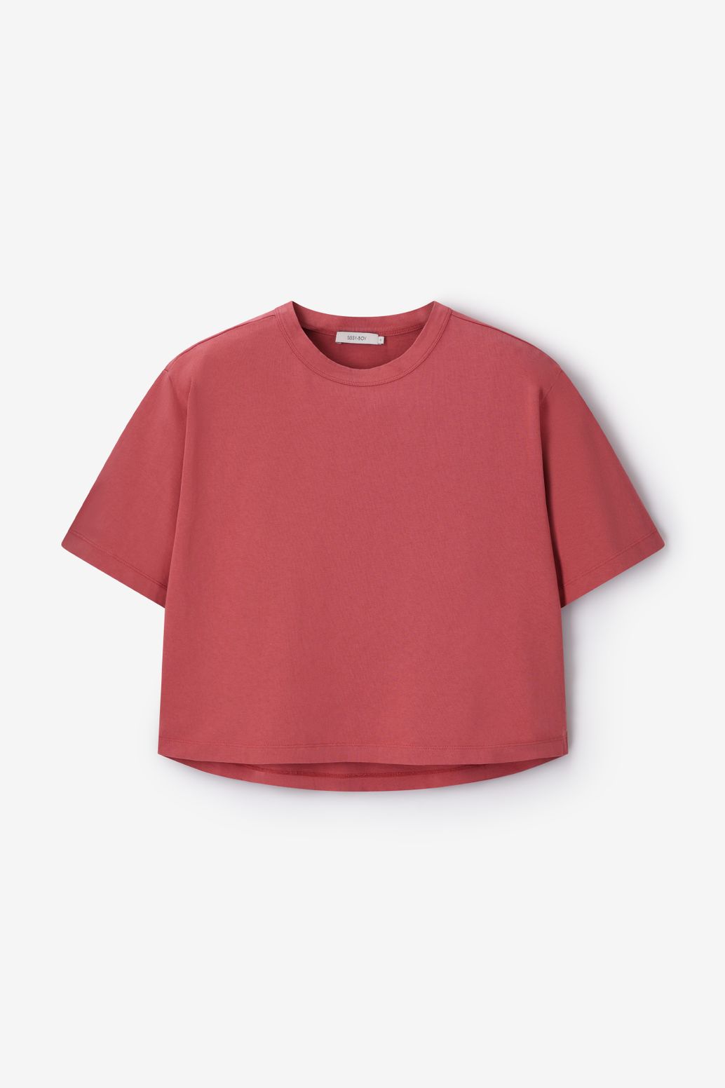 T-shirt boxy - rose foncé