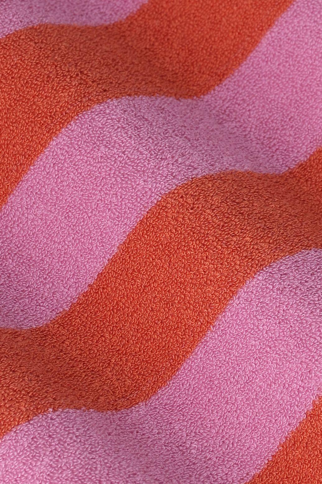 Gestreiftes Nicki-Shirt - lila