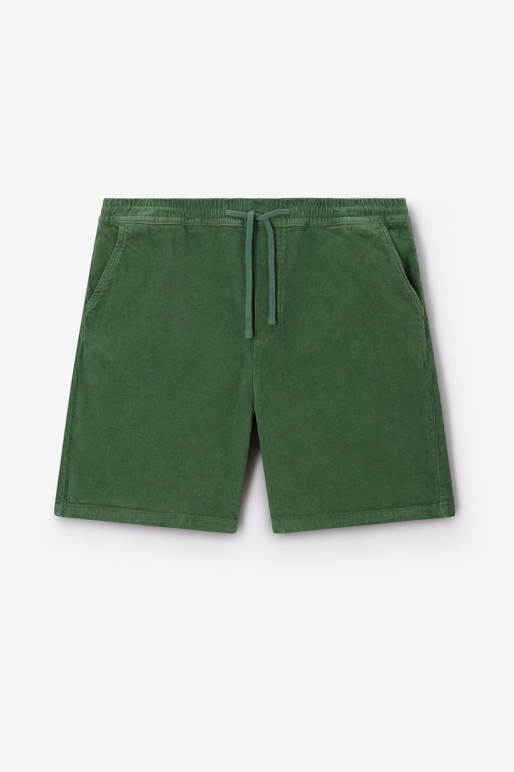 Short en velours côtelé - vert foncé