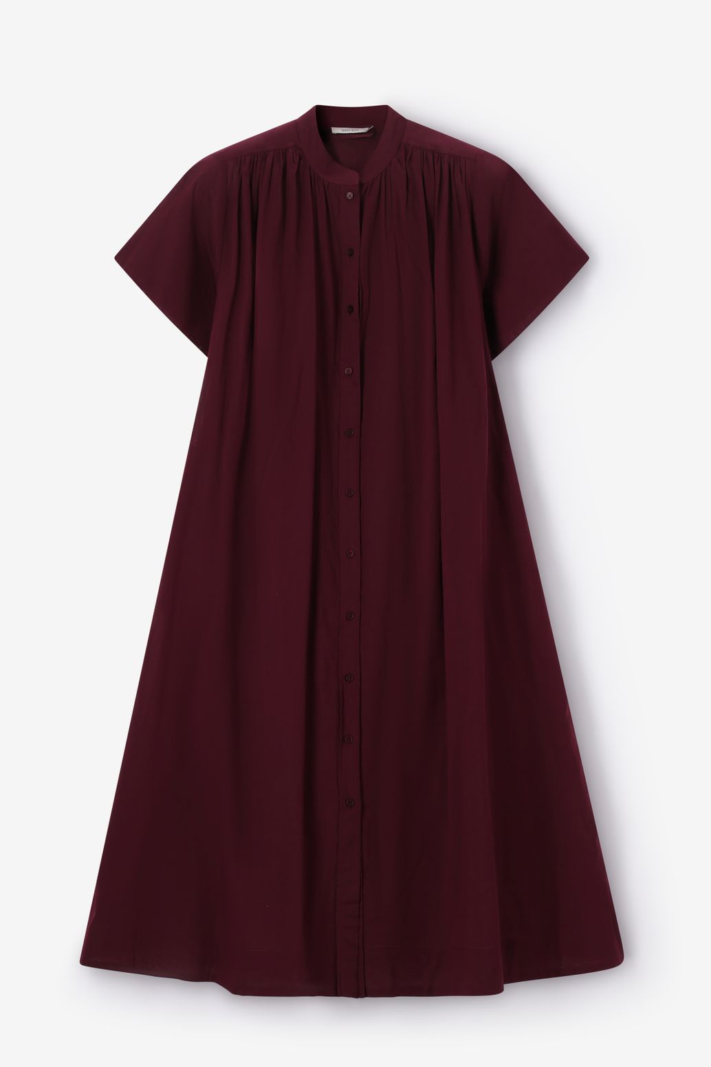 Robe longue avec ceinture - violet foncé