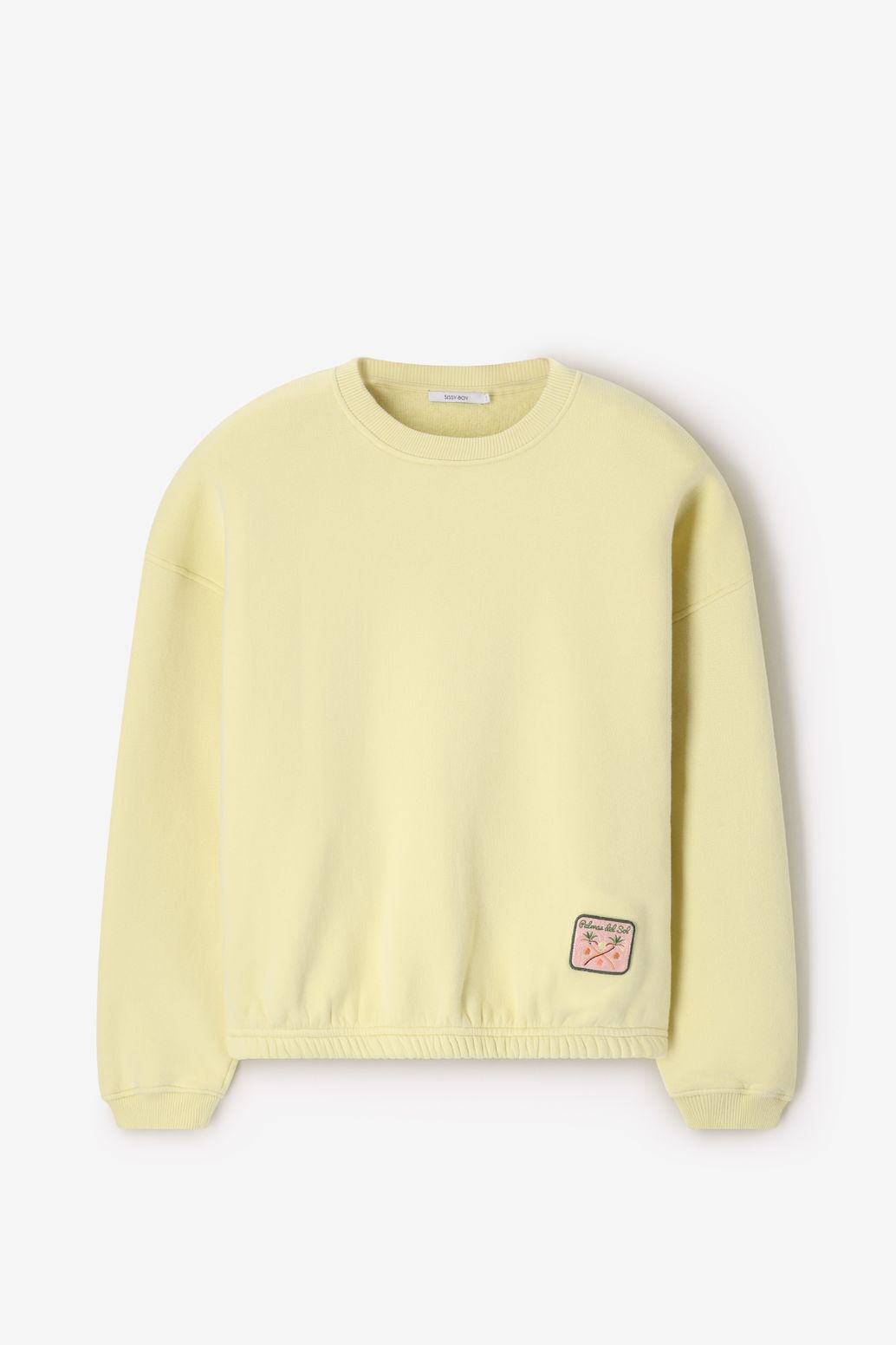 Lichtgele sweater