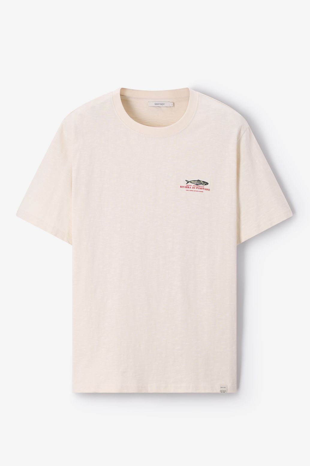 Wit T-shirt met artwork