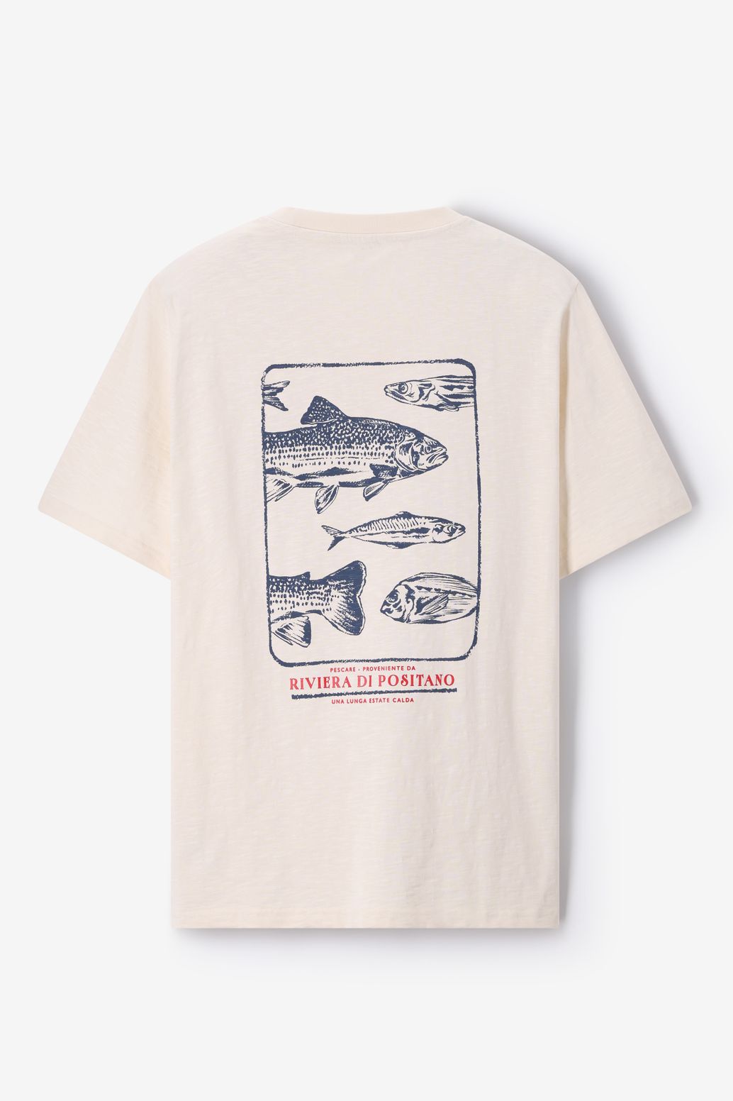 Wit T-shirt met artwork