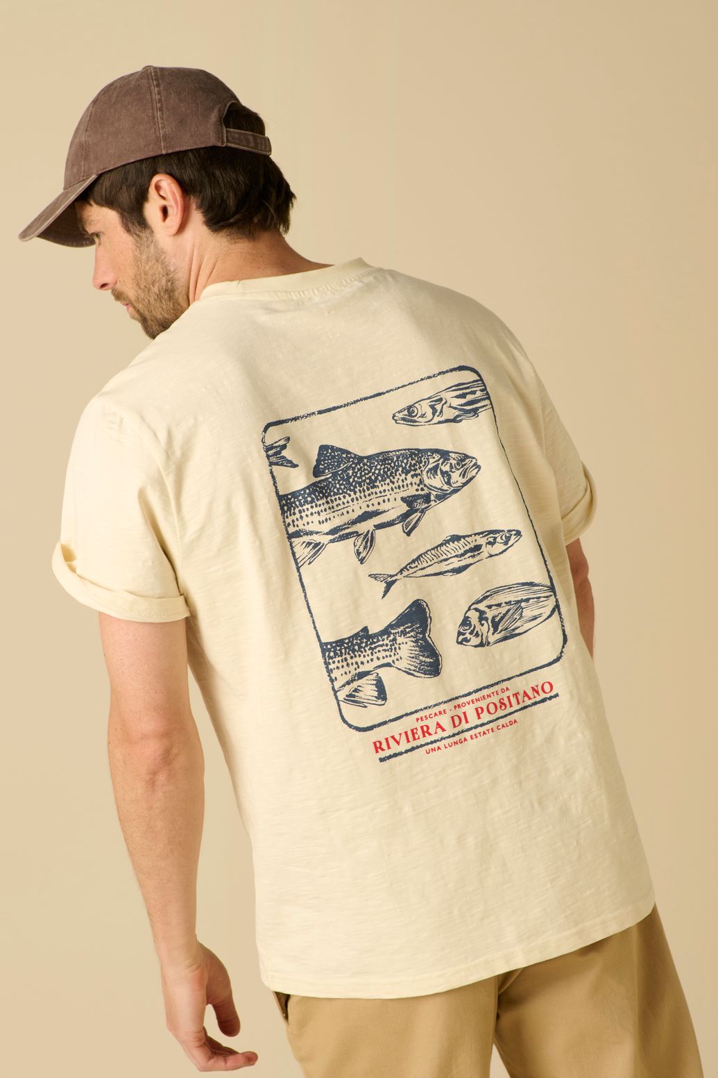 Wit T-shirt met artwork
