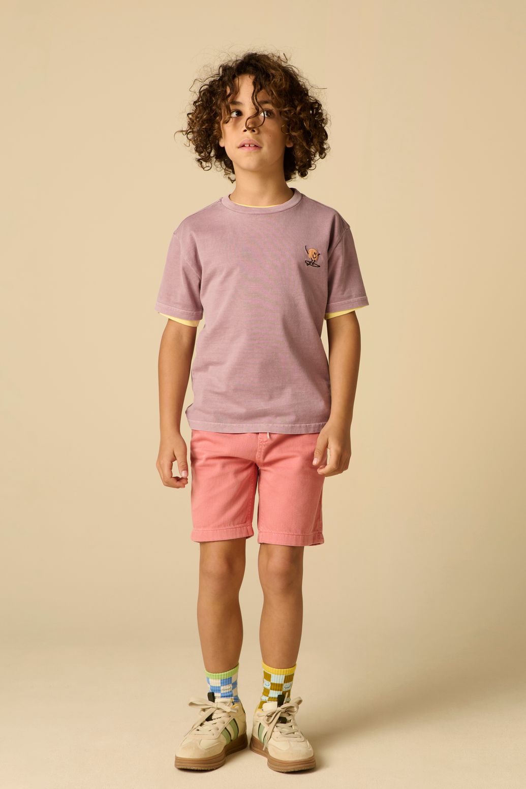 Short pull-on - rouge clair