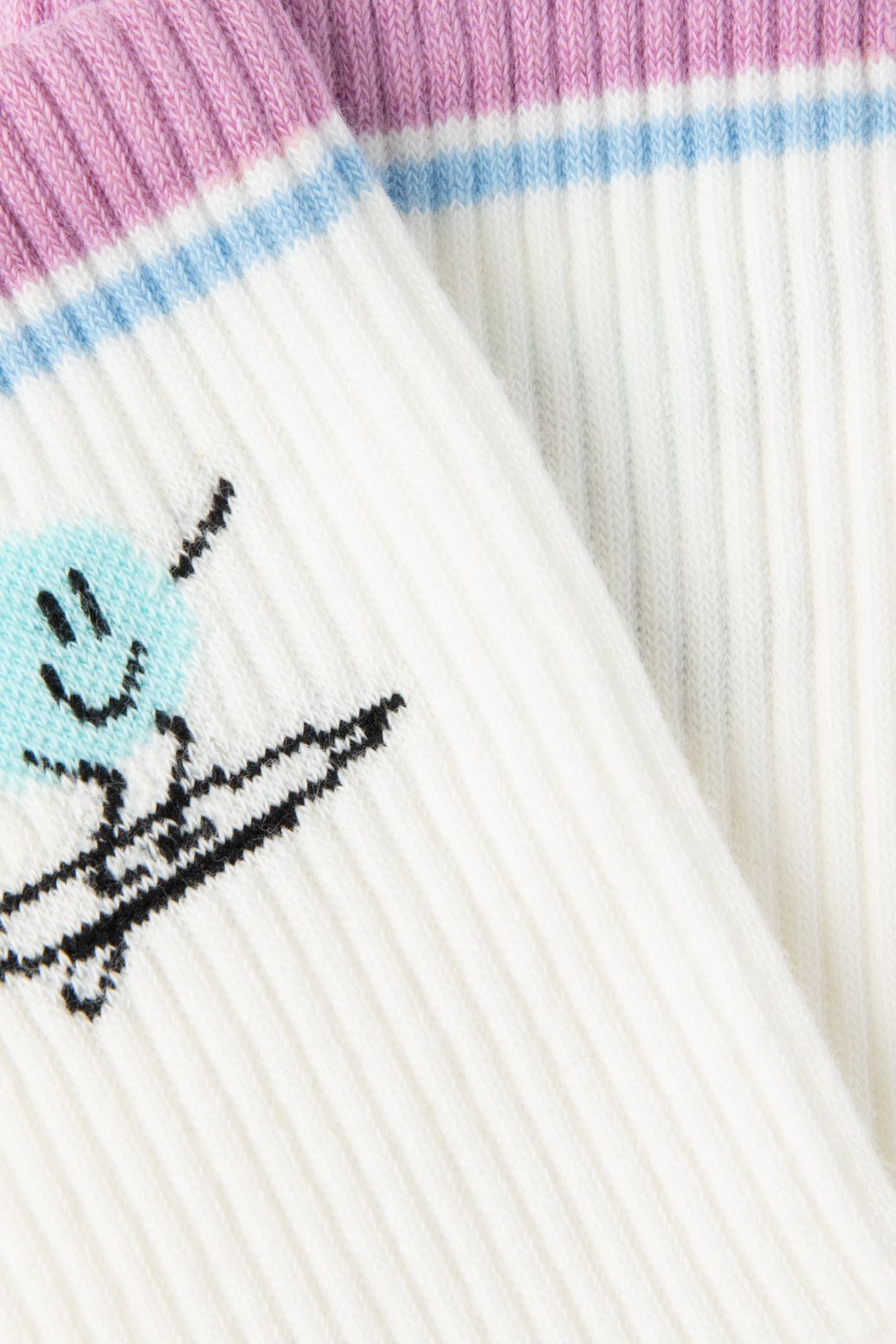 Chaussettes avec smiley - bleu