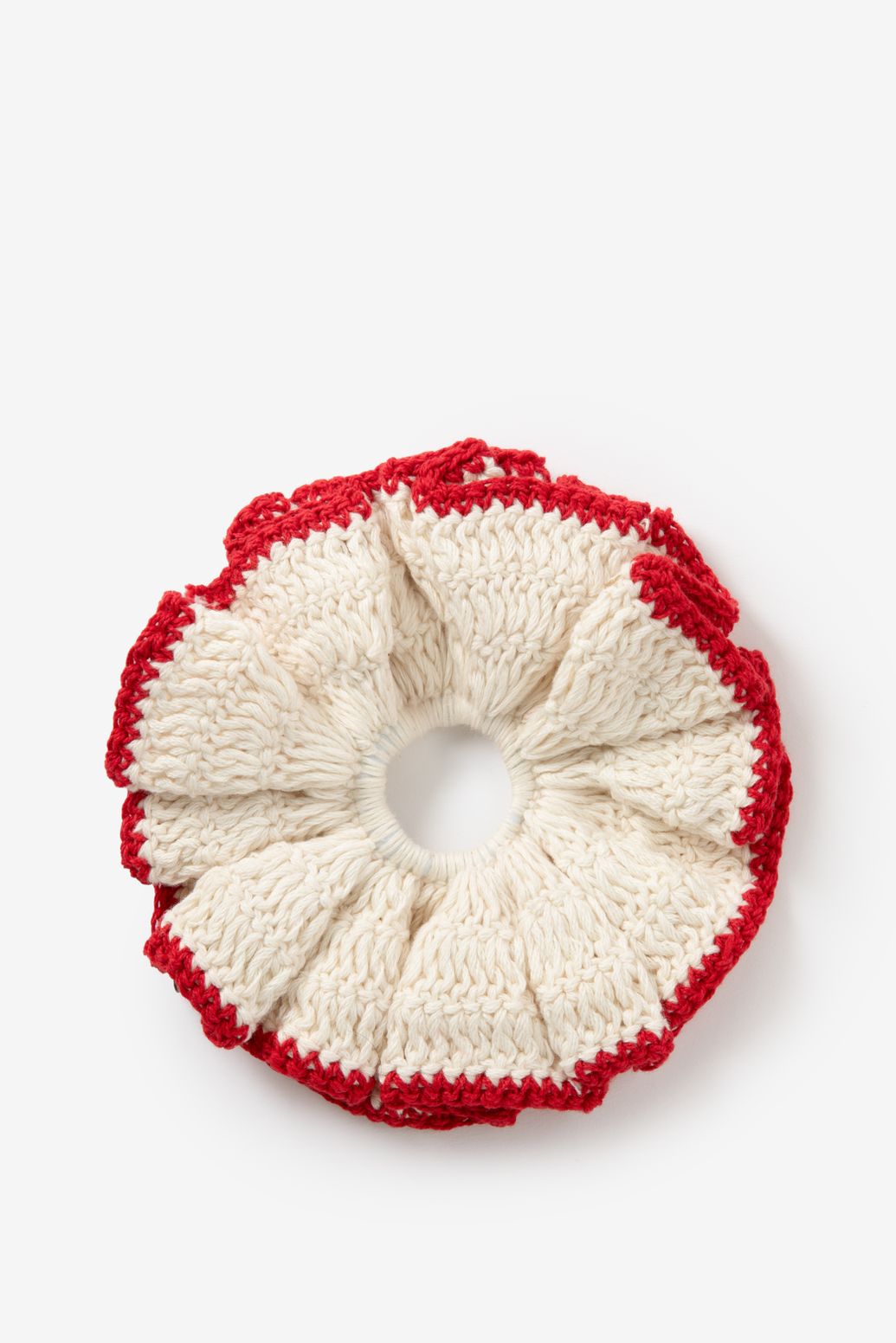 Häkel-Scrunchie - ecru