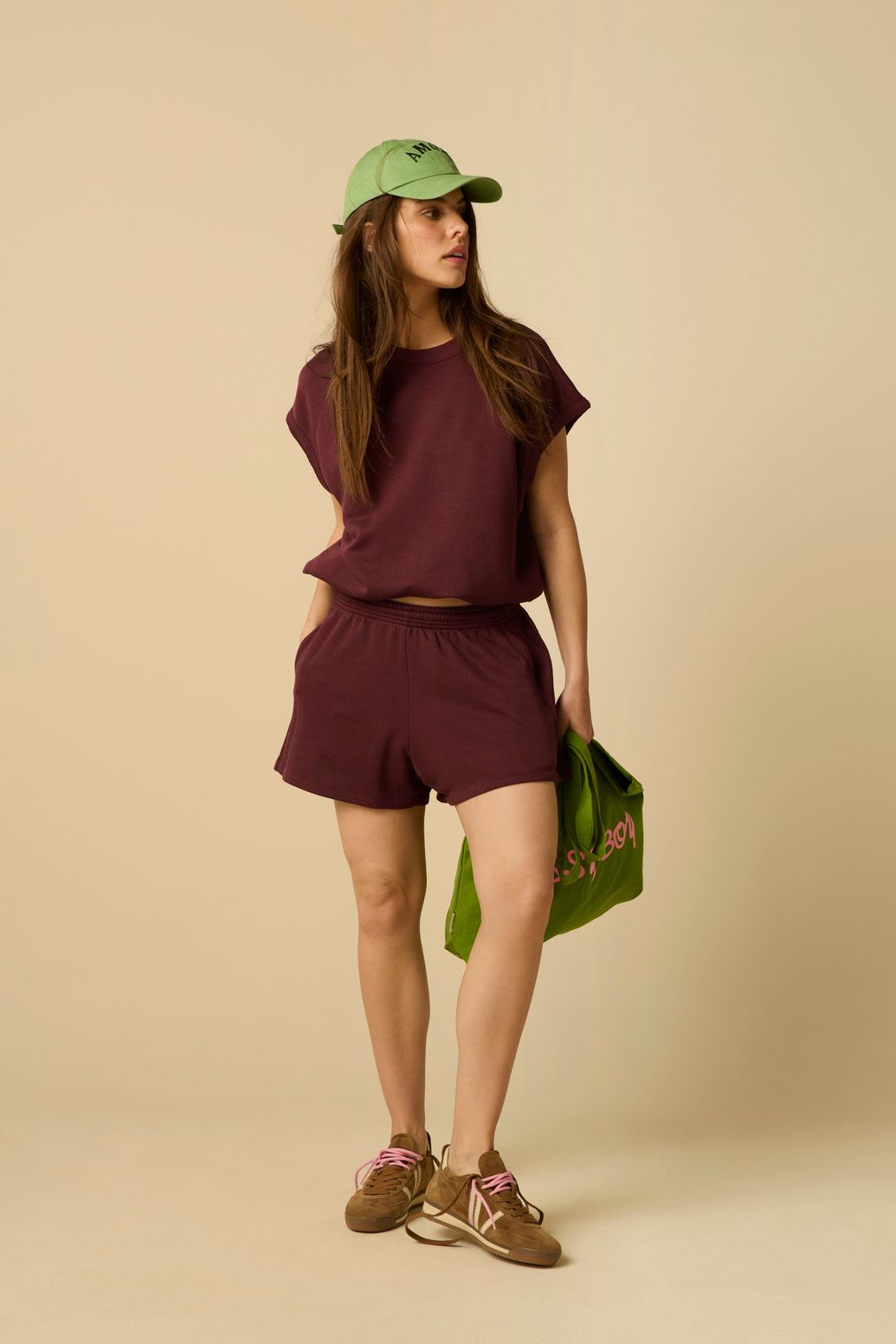 Sweat sans manches - violet foncé